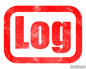 Log Text Effect