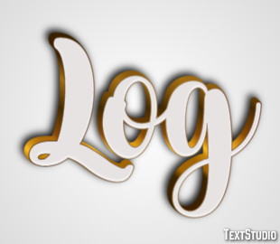 Log Text Effect