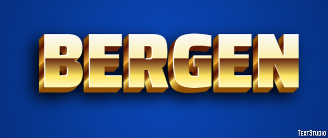 Bergen Efekt tekstowy