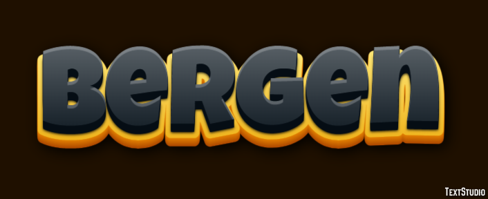 Bergen Text Effect