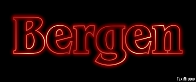 Bergen Efekt tekstowy