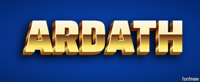 Ardath Texteffekt
