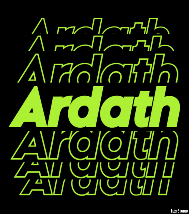 Ardath Text Effect