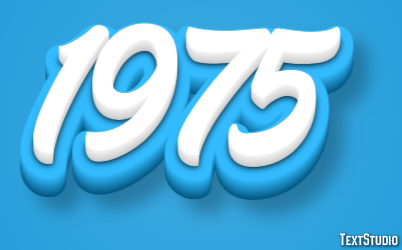 1975 Text Effect