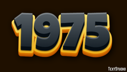 1975 Text Effect