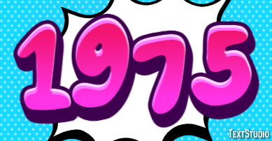 1975 Text Effect