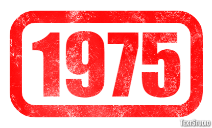 1975 Text Effect