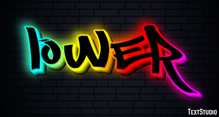 Lower Text Effect