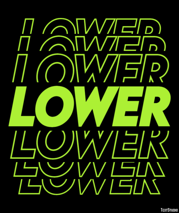 Lower Text Effect