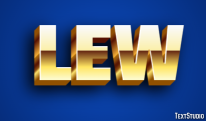 Lew Efeito de texto