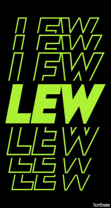 Lew Efecto de Texto