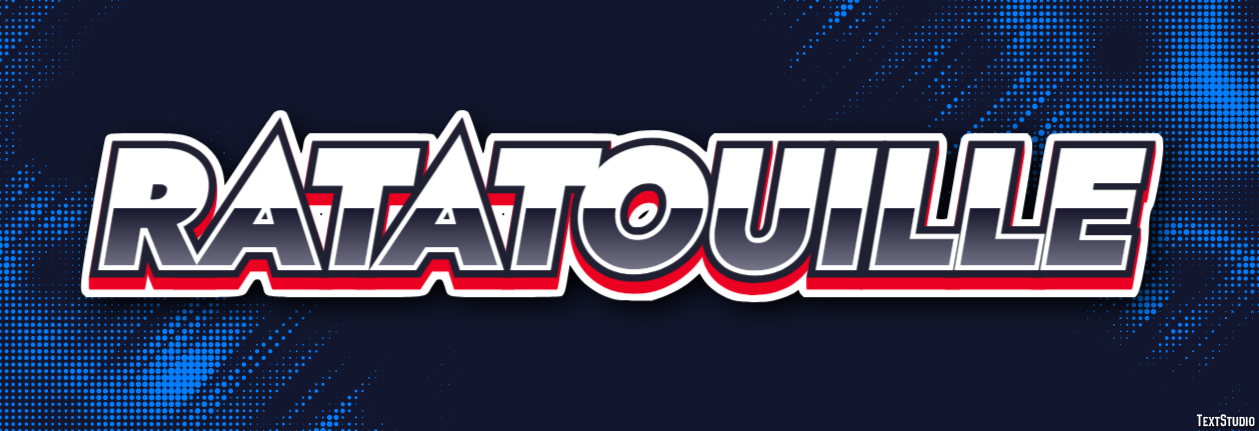 Ratatouille Text effect