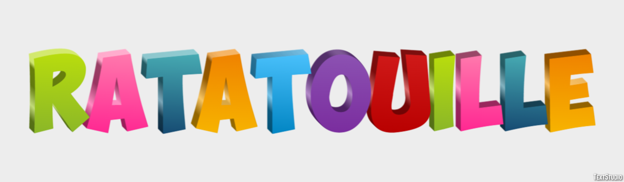 Ratatouille Efekt tekstowy