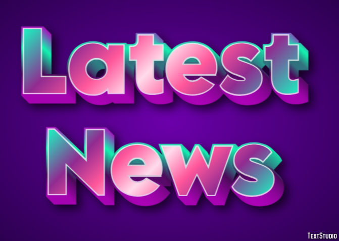 Latest News Tekst effect