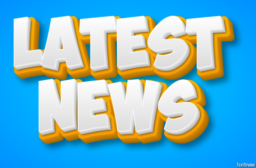 Latest News Tekst effect