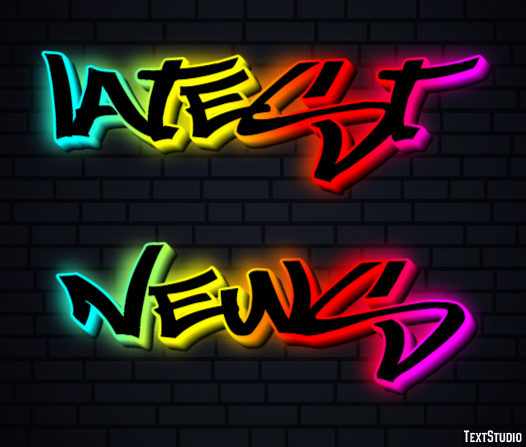 Latest News Tekst effect