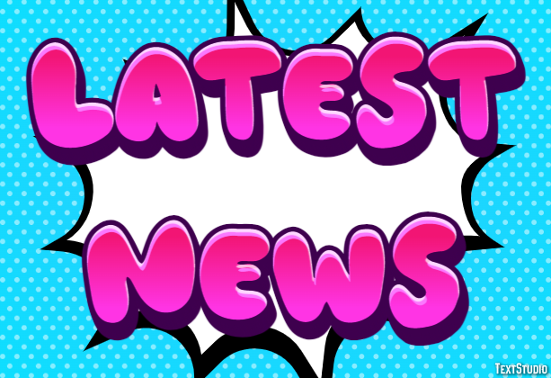 Latest News Tekst effect