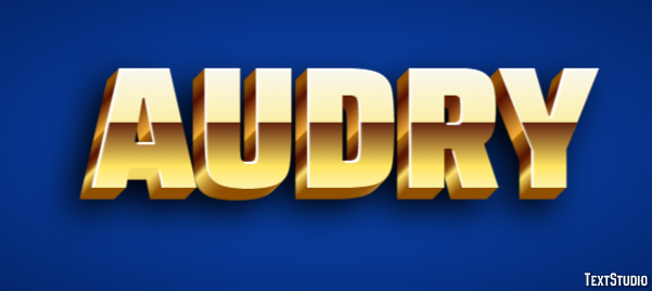 Audry Text effect