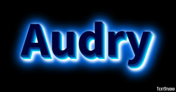 Audry Text effect