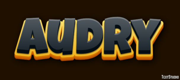 Audry Text effect