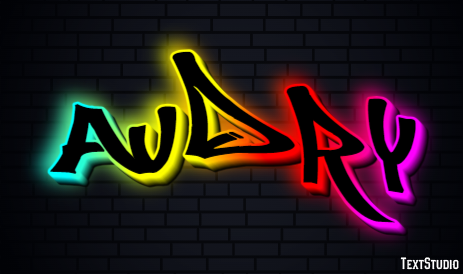 Audry Text effect