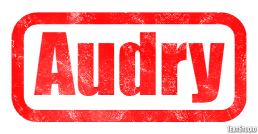 Audry Text effect