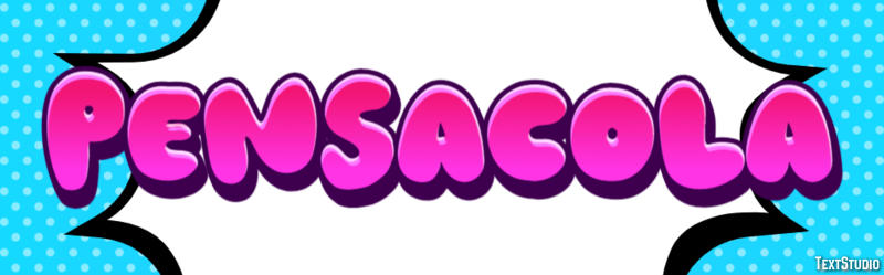 Pensacola Tekst Effect