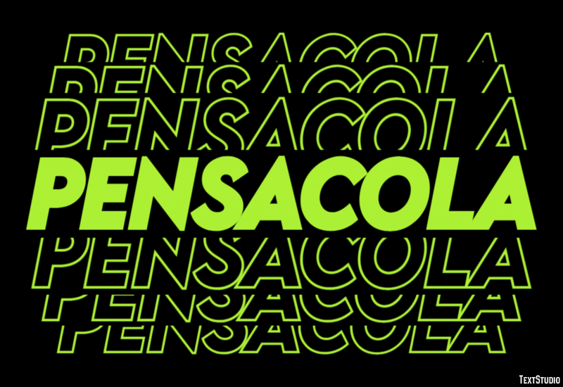 Pensacola Effet de Texte