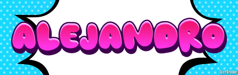 Alejandro Text Effect
