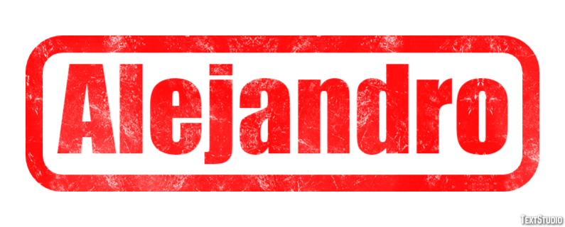 Alejandro テキスト効果