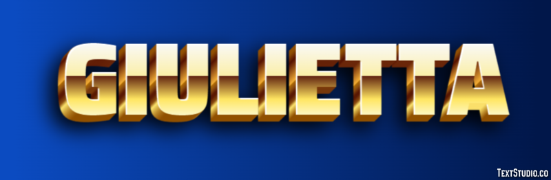 Giulietta Effetto testo