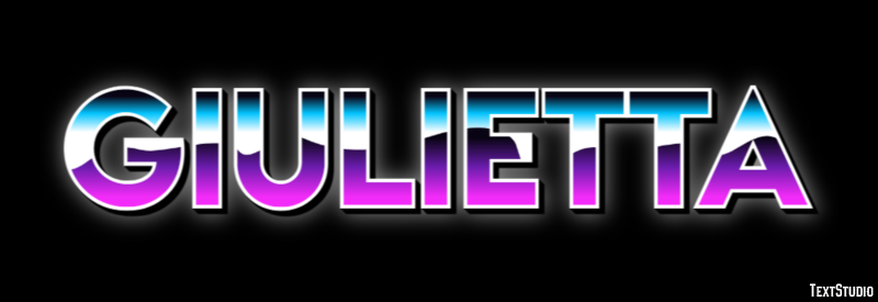 Giulietta Effetto testo