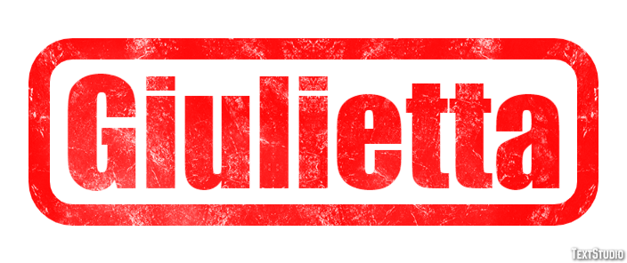 Giulietta Effetto testo