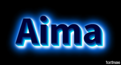 Aima Text effect