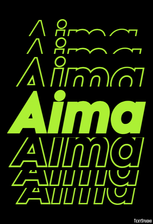 Aima Text Effect