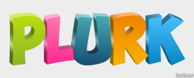 Plurk Efecto de Texto