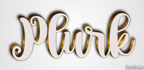 Plurk Efecto de Texto
