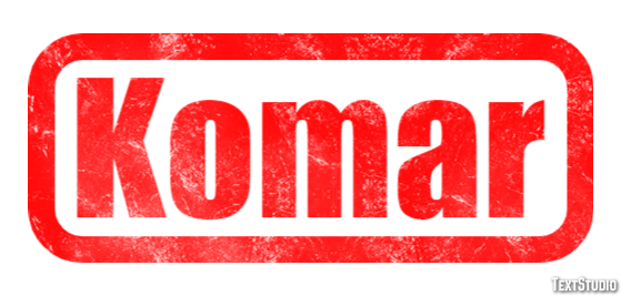 Komar Efekt tekstowy
