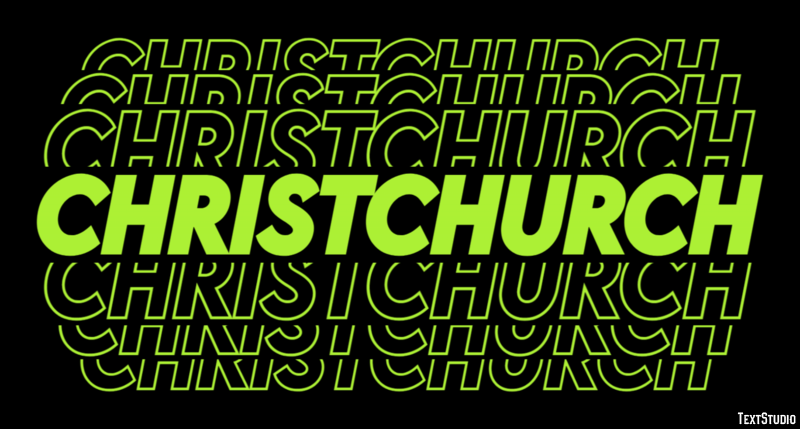 Christchurch Efekt tekstowy