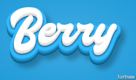 Berry Text Effect