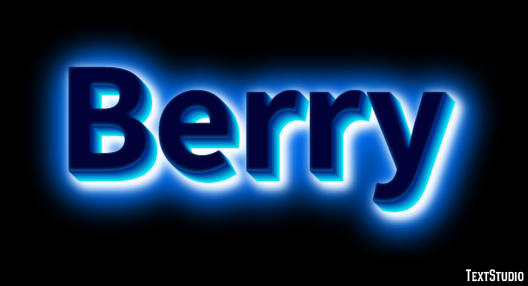 Berry Text Effect