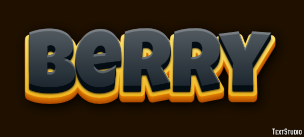 Berry Text Effect