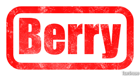 Berry Text Effect