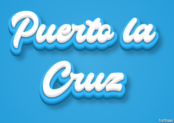 Puerto la Cruz Effetto testo