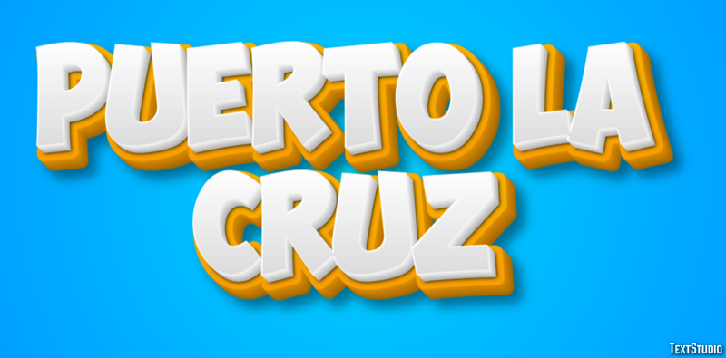 Puerto la Cruz Effetto testo