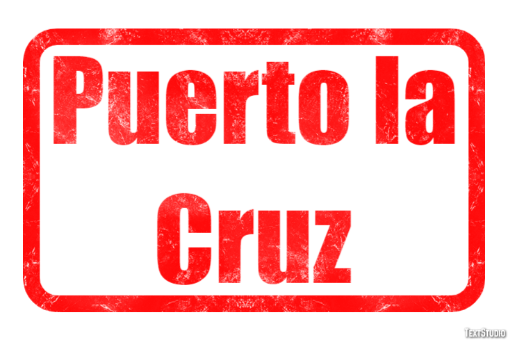 Puerto la Cruz Effetto testo