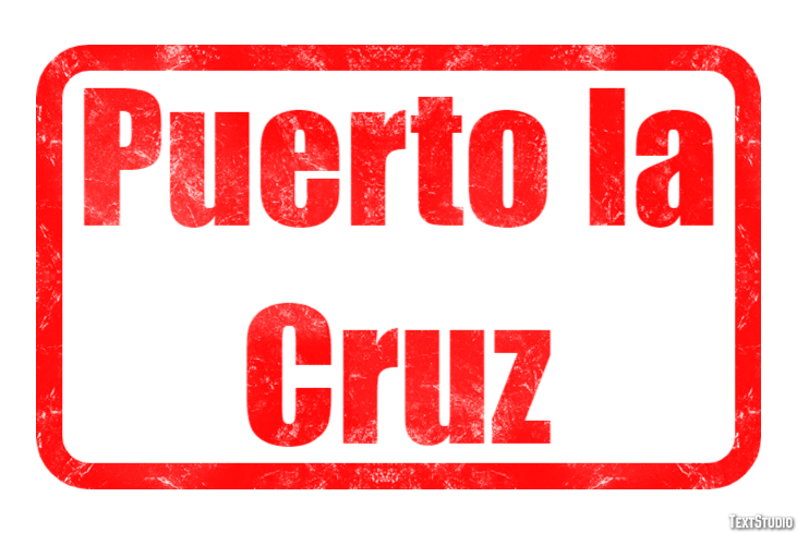 Puerto la Cruz Effetto testo