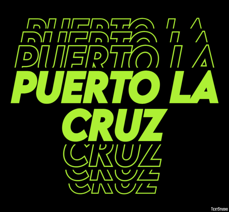 Puerto la Cruz Effetto testo