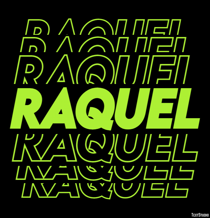 Raquel Effetto testo