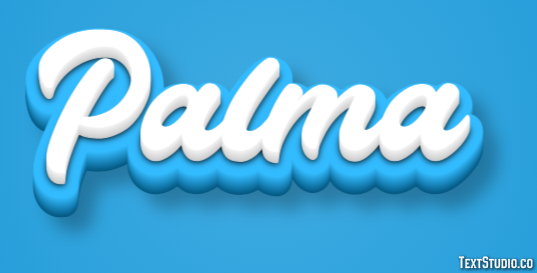 Palma Effetto testo